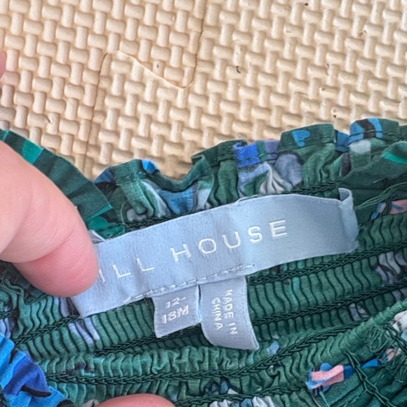 Hill House Green and Blue Floral Dress - Picture 2 of 4